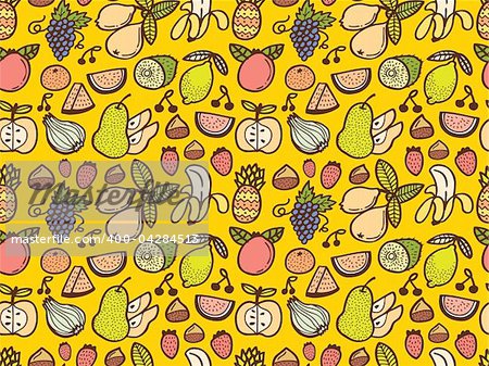 seamless fruit pattern