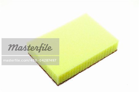 sponge on a white background