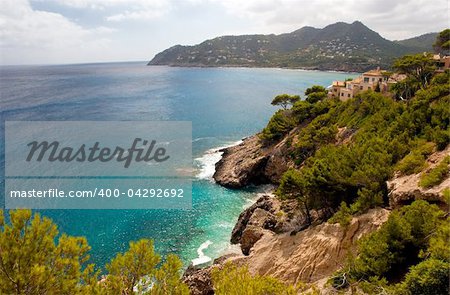 View of Mallorca coast, balearic islands, Spain