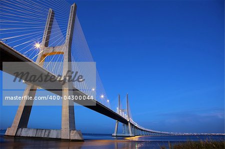 The Ponte Vasco da Gama in Lisbon is the longest bridge in Europe