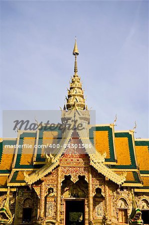 thai temple ,Phra That Si Roi Temple, Chiang Mai In Thailand