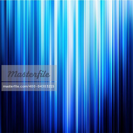 abstract glowing background with blue stripes. Vector illustration