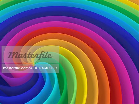 artistic rainbow colorful spiral modern structure background