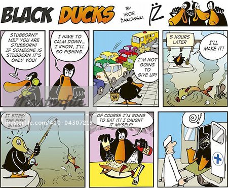 Black Ducks Comic Strip episode 48