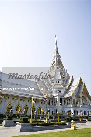 thai temple So Thon Temple  Chachengsao In Thailand