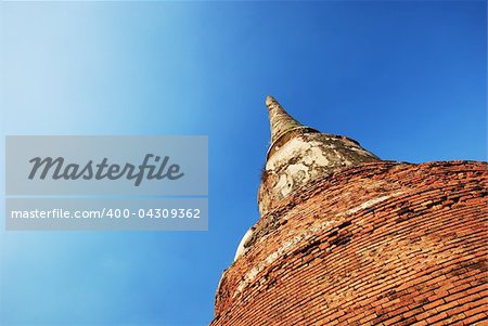 Ancient Temple in Ayutthaya Thailand