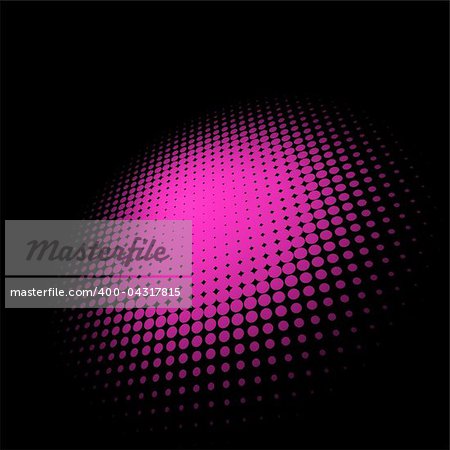 3D halftone circle background. EPS 8 vector file included