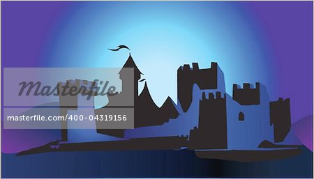 Vector illustration - castle