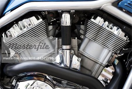 Engine of the motorcycle