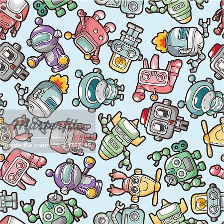 seamless robot pattern