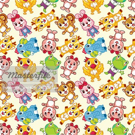 seamless animal pattern