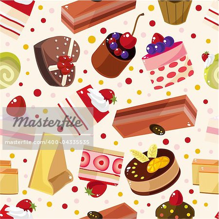 seamless cake pattern