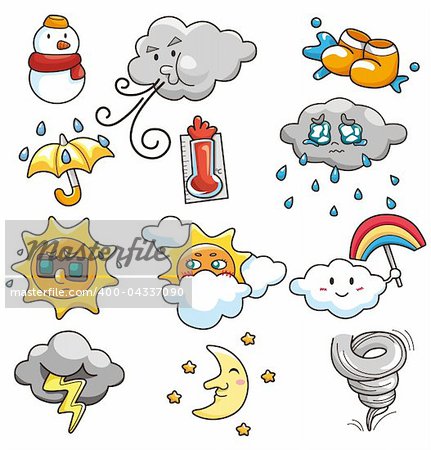 cartoon weather icon