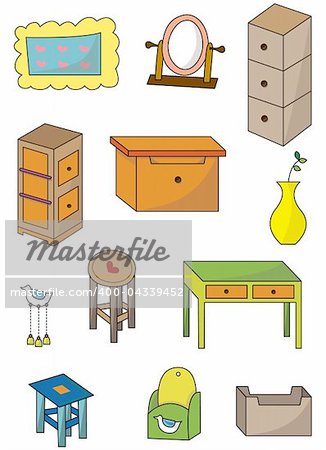 cartoon furniture icon