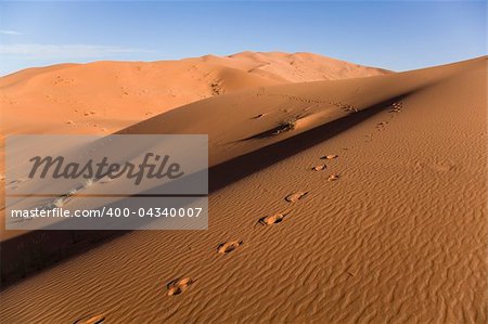 Desert dunes in Morocco