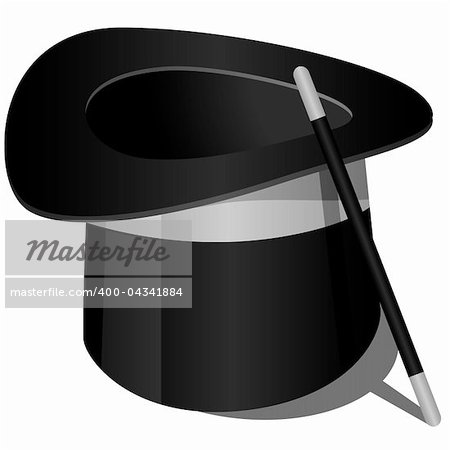 illustration of a magician's hat