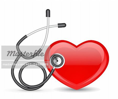 Stethoscope and heart