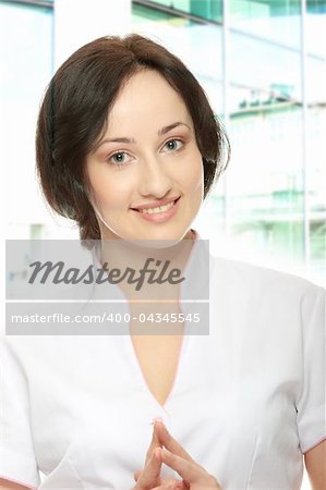 Young female doctor or nurse