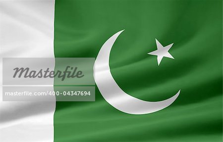 High resolution flag of Pakistan