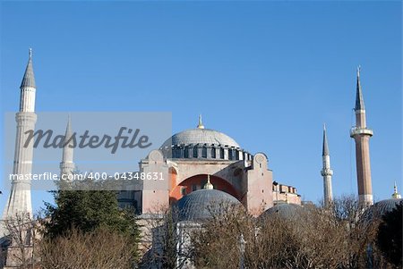 Hagia Sophia Panoramic View - Turkey, Istanbul