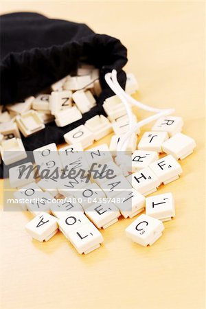 Word Game Letter Tiles