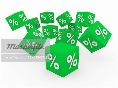 3d sale cube green business sell buy white