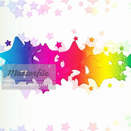 Abstract background with bright stars.