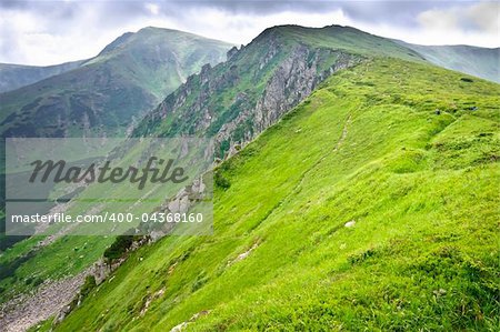 Beautiful mountains landscape in Carpathian