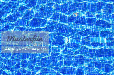 blue tiles swimming pool water reflection texture image