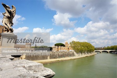 Tiber river in Rome