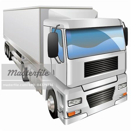 An illustration of a haulage truck or lorry