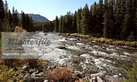 Maligne River in Jasper National Park