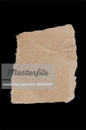 A piece of brown paper showing texture.