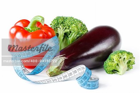 Beautiful fresh vegetables for a diet feed