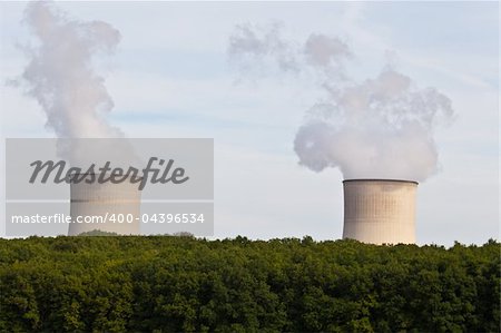 Nuclear Power Plant in the middle of the forest