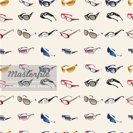 seamless Glasses & Sunglasses pattern