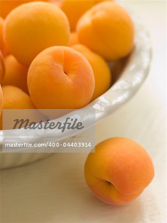 Bowl Of Apricots