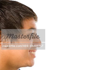 Side View Of Teenage Boy