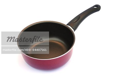 Frying pan isolated on white background,