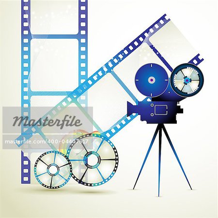 Film frames with colored circles