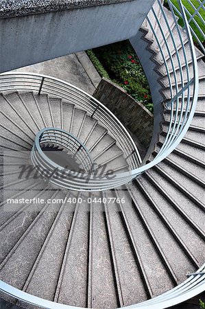 spiraling stair