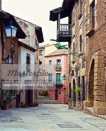 Poble Espanyol(traditional architectural complex) in Barcelona, Spain