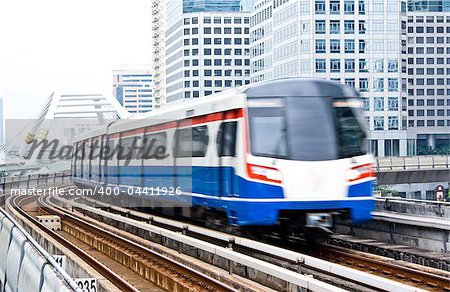 Sky train in Bangkok