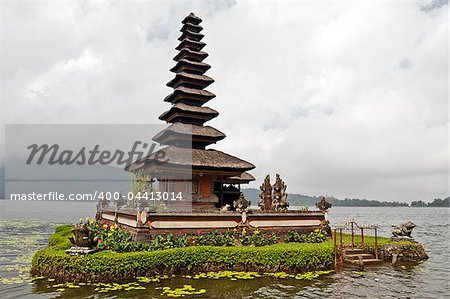 Ulun danu sacred temple in Bali Indonesia