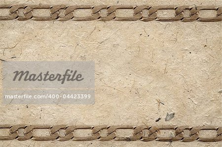 Handmade paper texture with chain motive