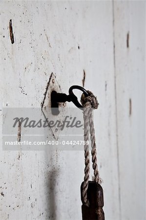 More than one hundred years old for this key and this door, Italy, Asti town