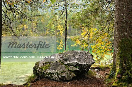 Lake Hintersee, Berchtesgaden National Park, Bavaria, Germany