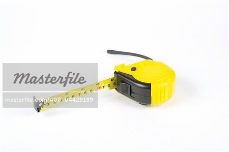 measuring tape isolated on a white background