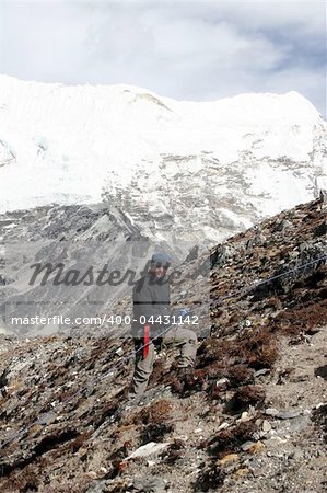 Basic training for Island Peak and the main base camp.