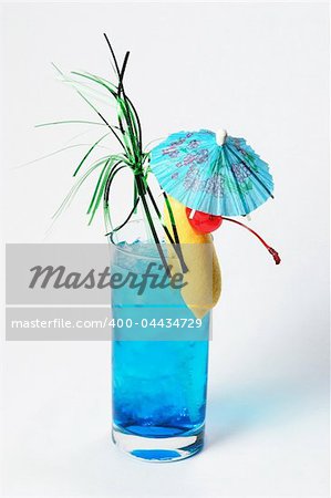 big blue cocktail